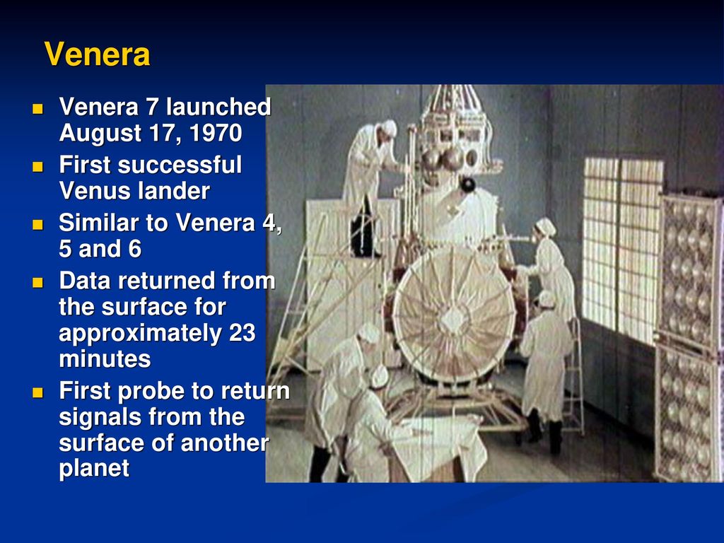Soviet Venera Program. - ppt download