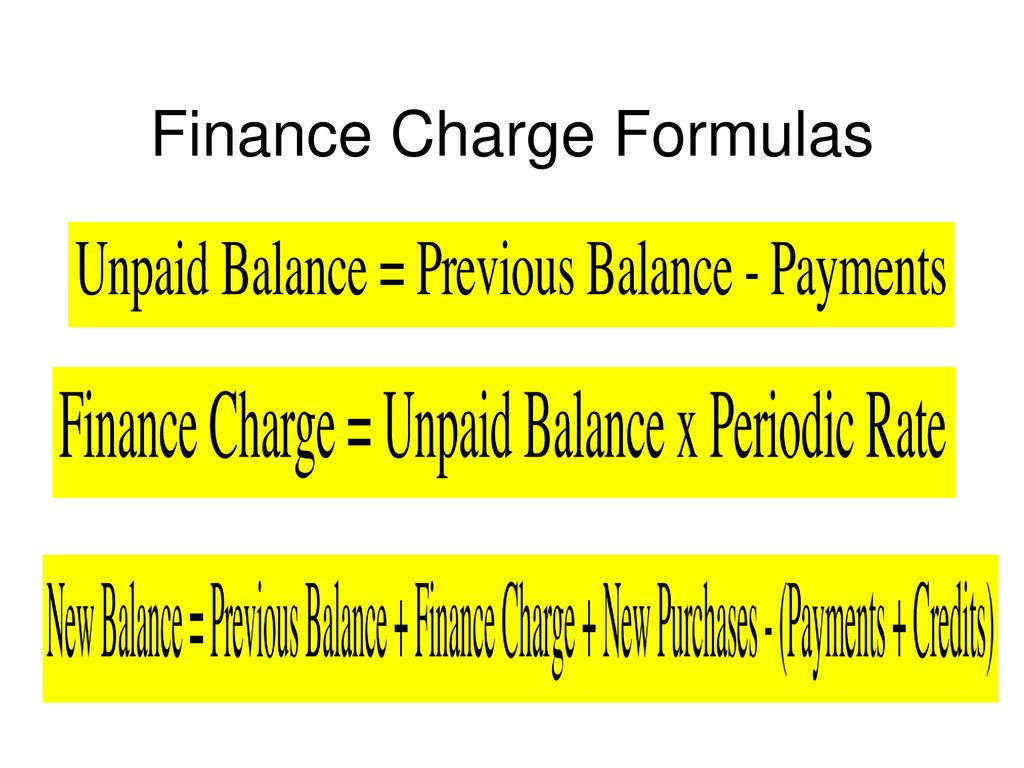 Chapter 7 charge accounts and credit cards ppt download
