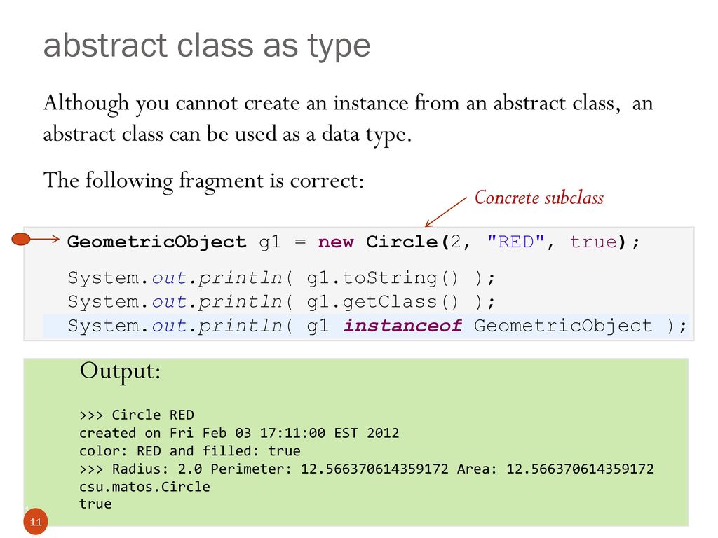 Chapter 13 Abstract Classes And Interfaces Ppt Download