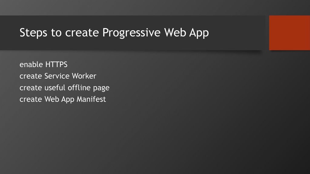 Make your website a bit offline ppt download