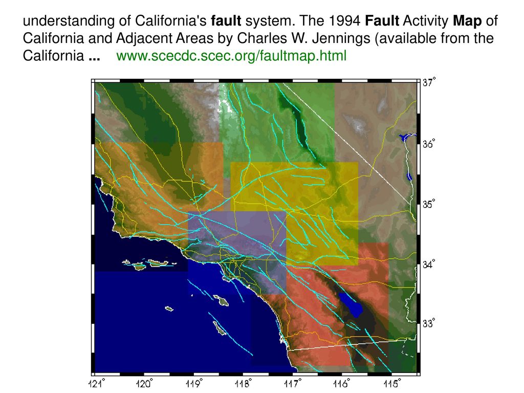 understanding of California s fault system