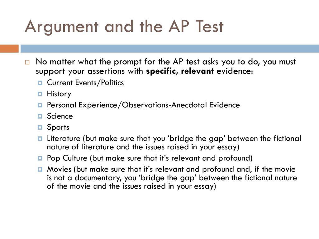 Argument in ap language and composition - ppt download