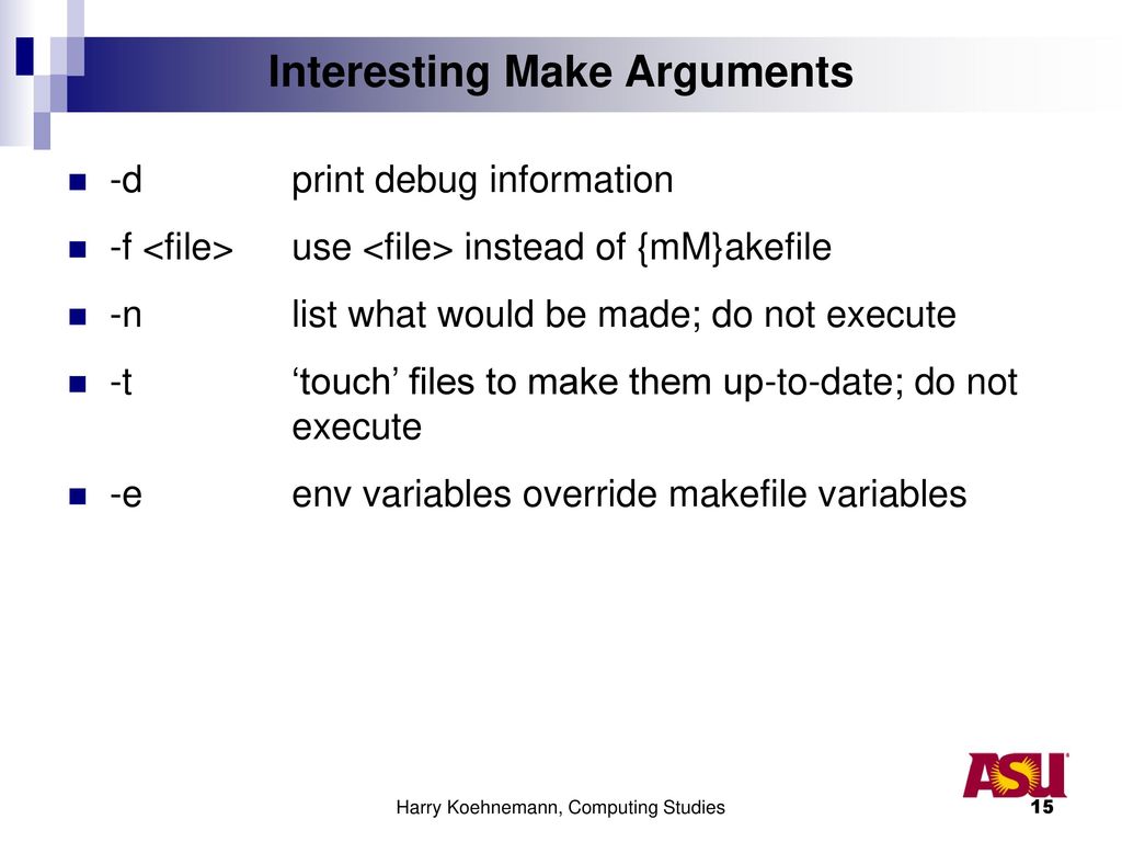 Brief intro to make cst494 gannod ppt download