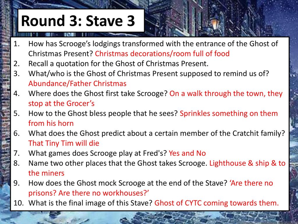 Round 1: Stave 1 What Is The Famous Idiom From A Christmas Carol? - Ppt Download