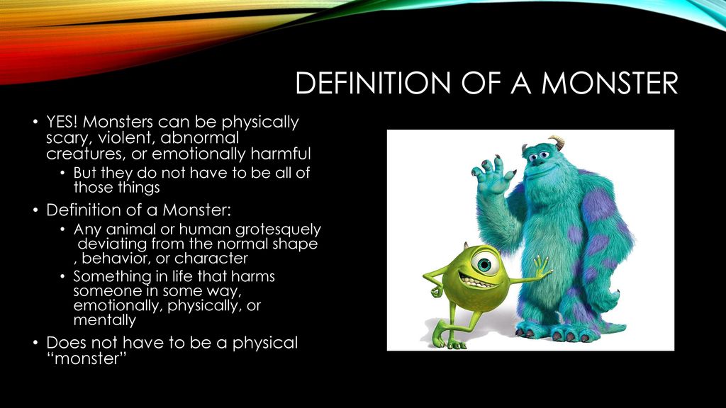 Monstrosity What is a Monster?. - ppt download