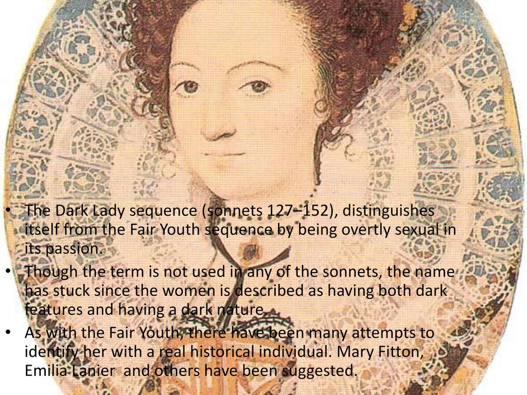 Dark Lady Sonnets. - ppt download