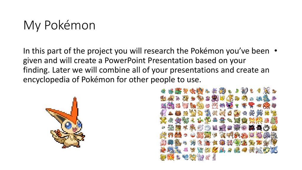Pokemon presentations