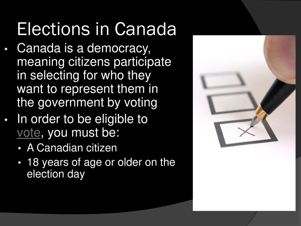 What is the structure of Canada’s federal political system? - ppt download