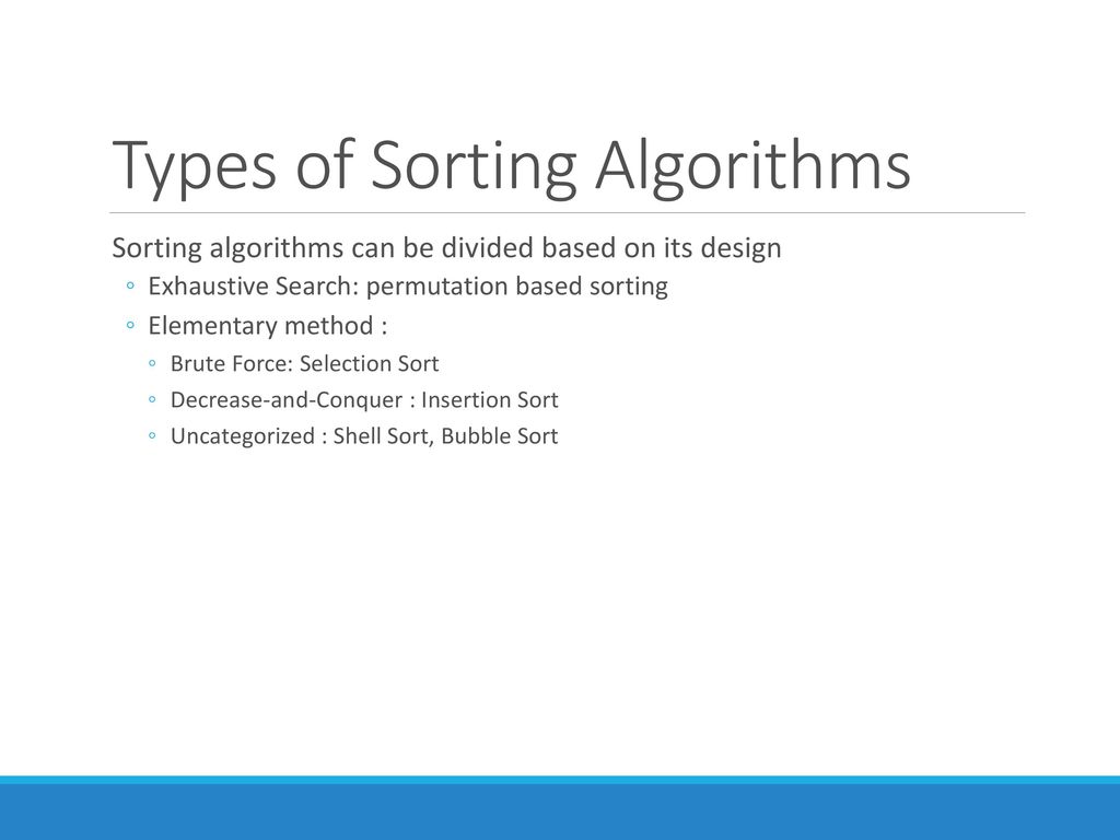Algortihms and Data Structures: Basic Sorting - ppt download