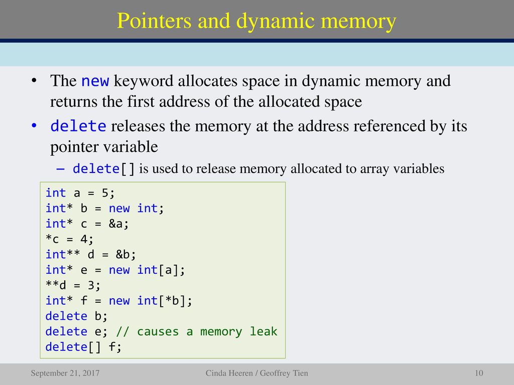 Cinda Heeren / Geoffrey Tien - Ppt Download