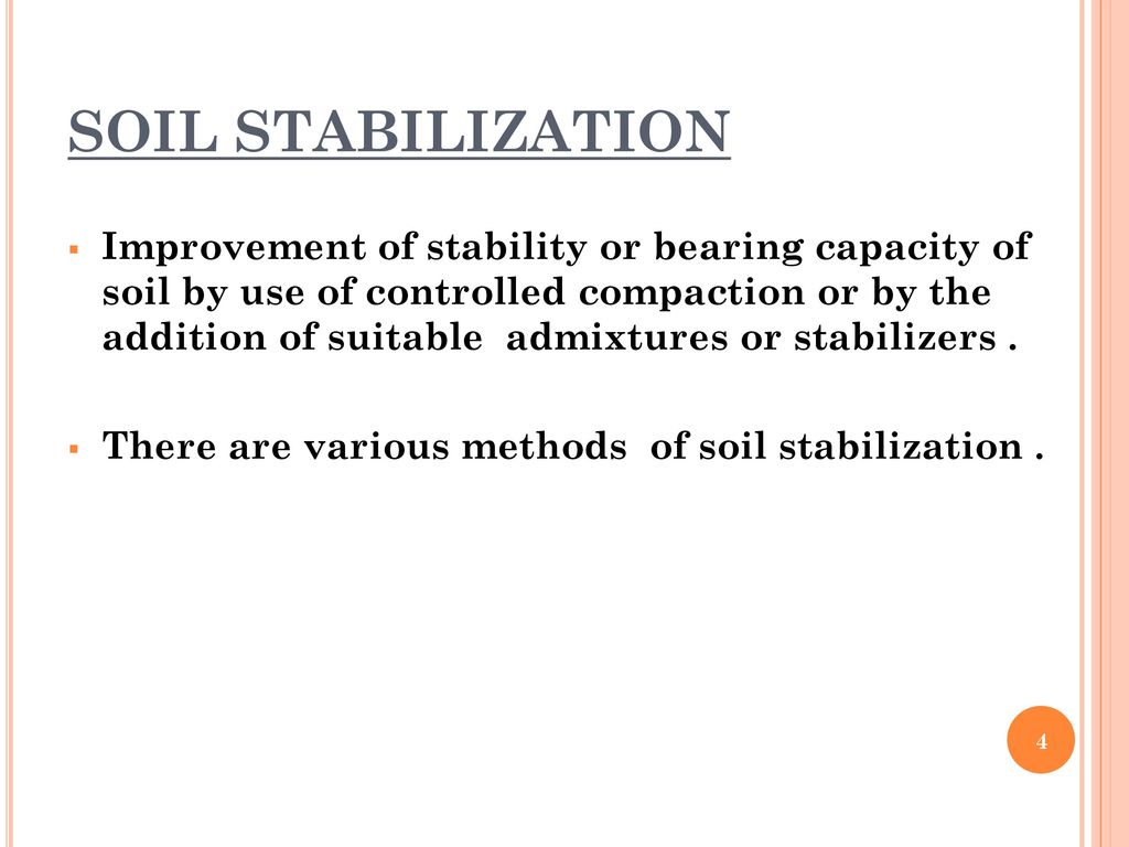 SOLUTION: Soil Slope Stabilization Using Soil Nailing System Presentation -  Studypool