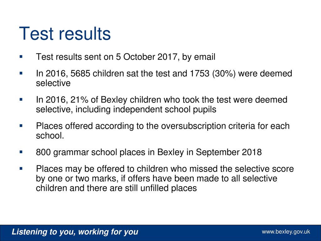 London Borough of Bexley School Admissions Team ppt download