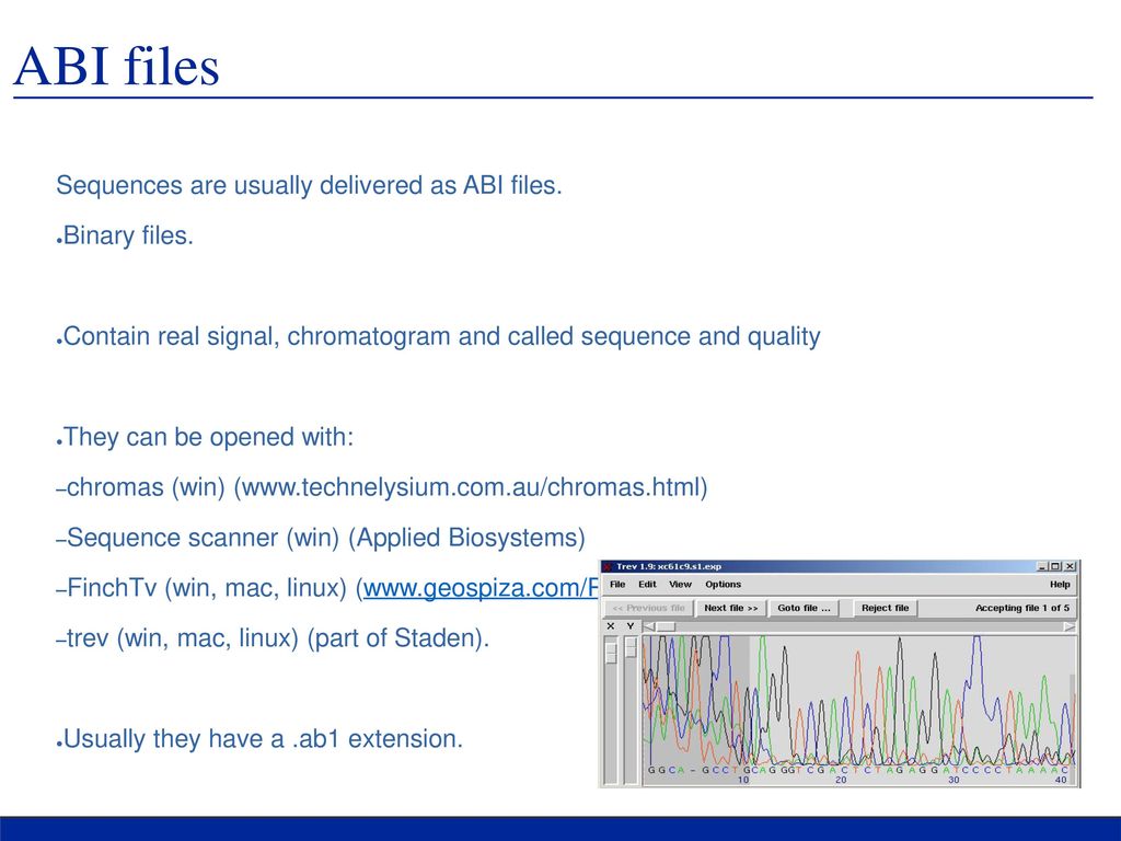 Sequencing technologies - ppt download