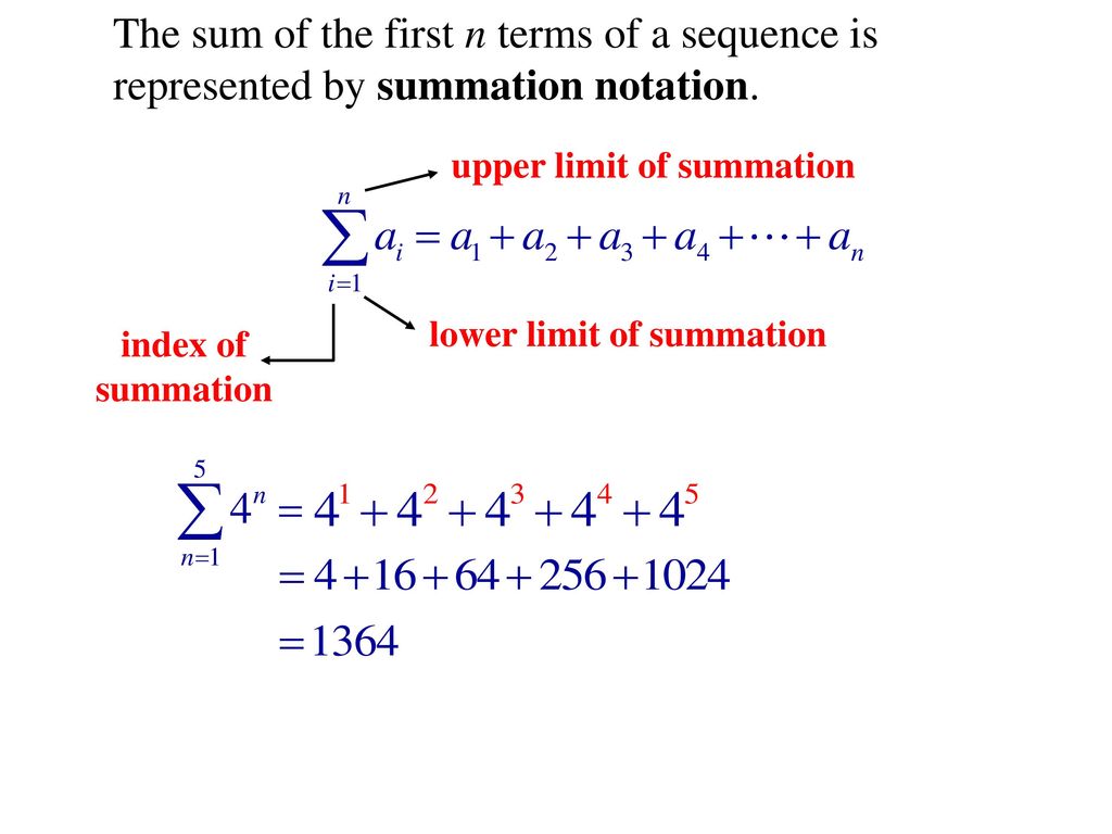 Geometric Sequences and Series - ppt download