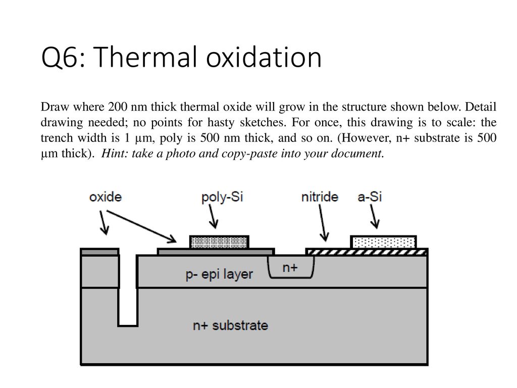 Microfabrication Home exercise 1 - ppt download