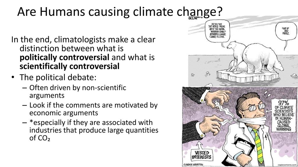 Are Humans causing climate change