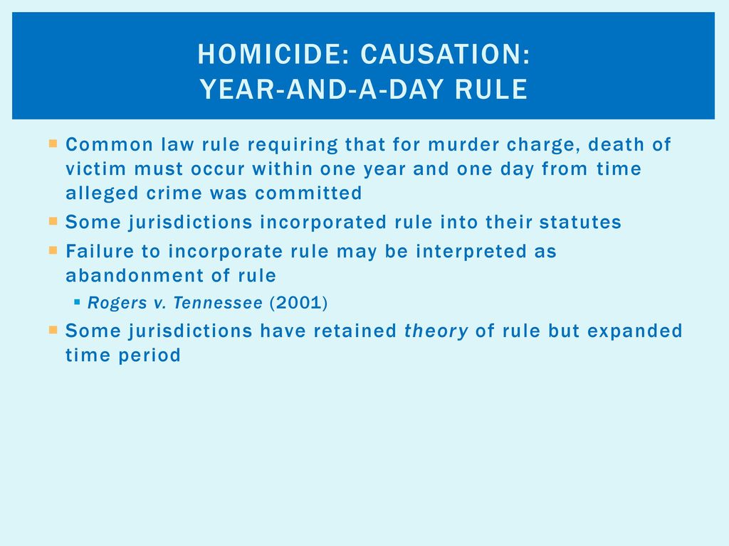 Criminal Homicide Chapter ppt download