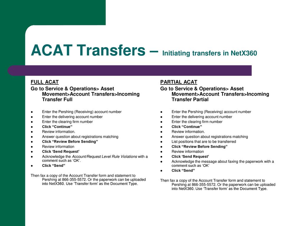 What Is An ACAT Transfer?