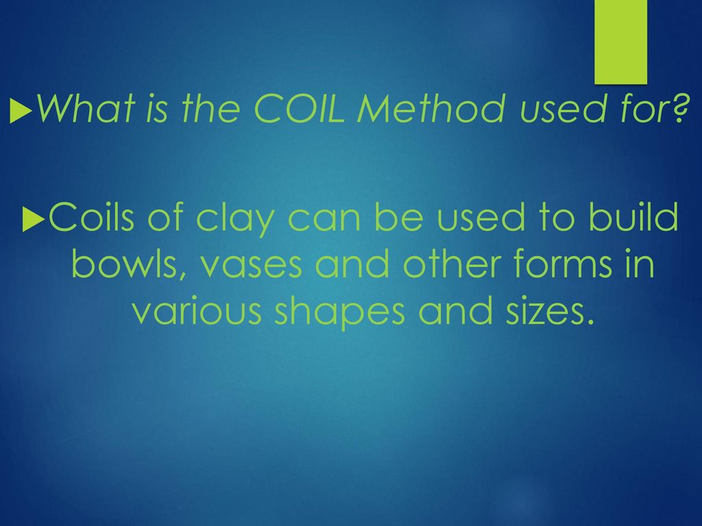What is the COIL Method used for