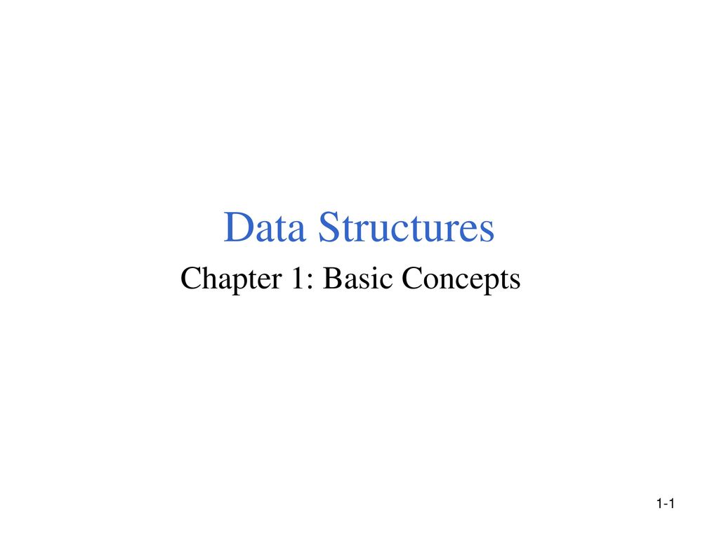 Chapter 1: Basic Concepts - ppt download