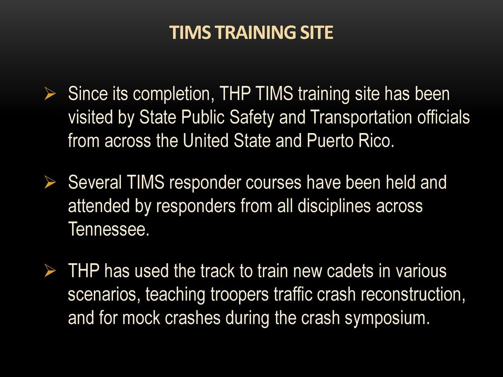 TIMS TRAINING SITE