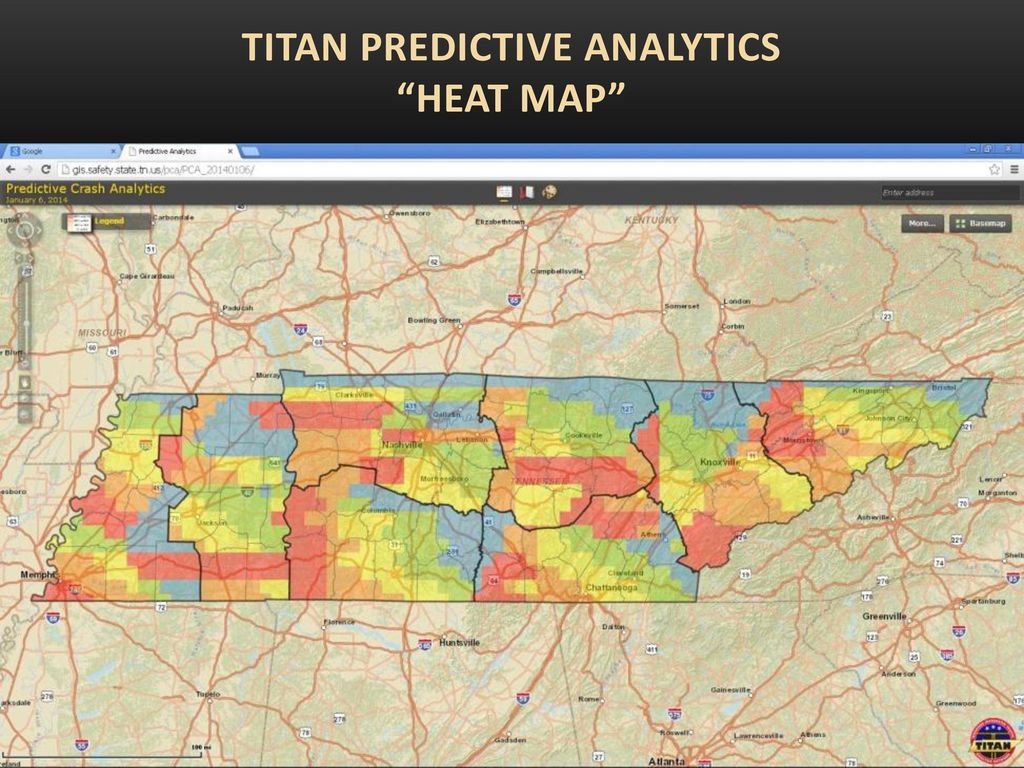 TITAN PREDICTIVE ANALYTICS Heat map