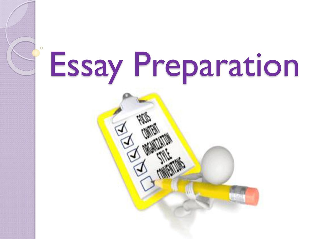 essay preparation