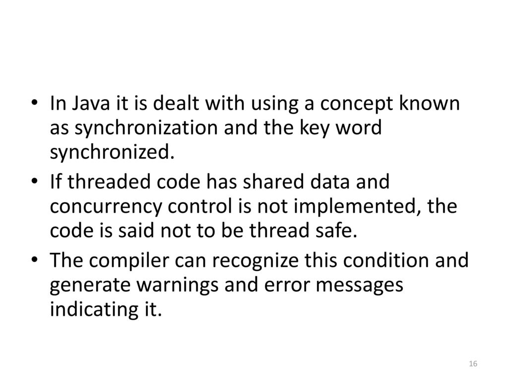Object oriented programming threads ppt download