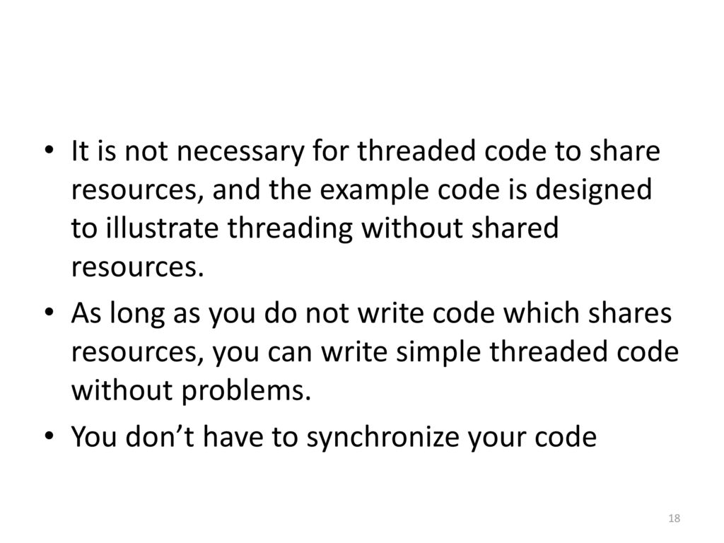 Object oriented programming threads ppt download