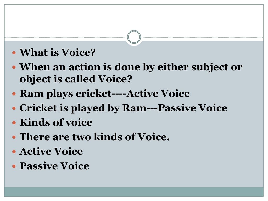 What is the passive Voice of Ram plays football? See answer below. - English grammar - Quora
