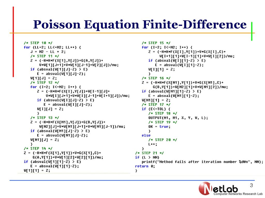 Poisson Equation Finite Difference Ppt Download
