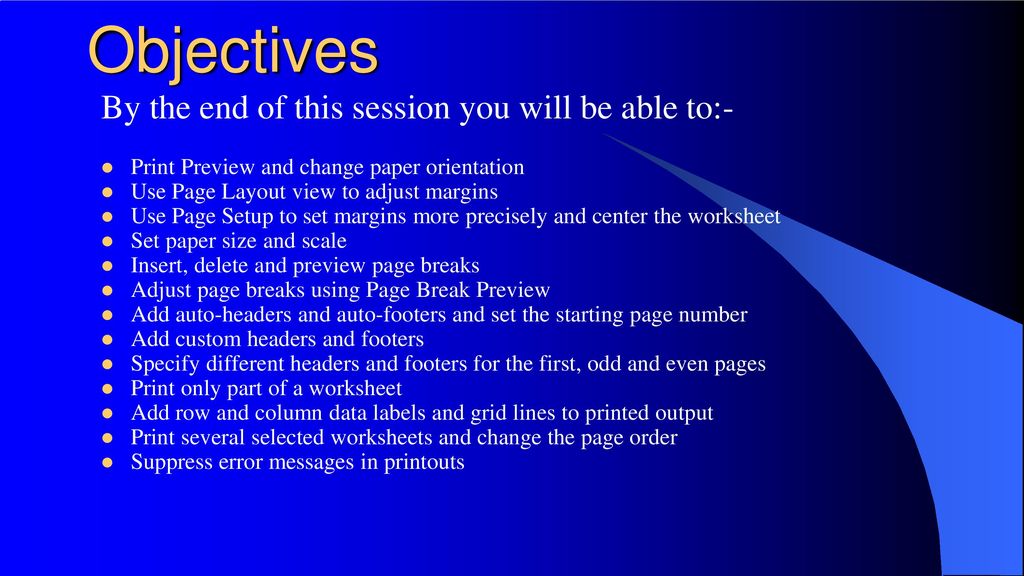 Microsoft excel 2010 module 1 ppt download