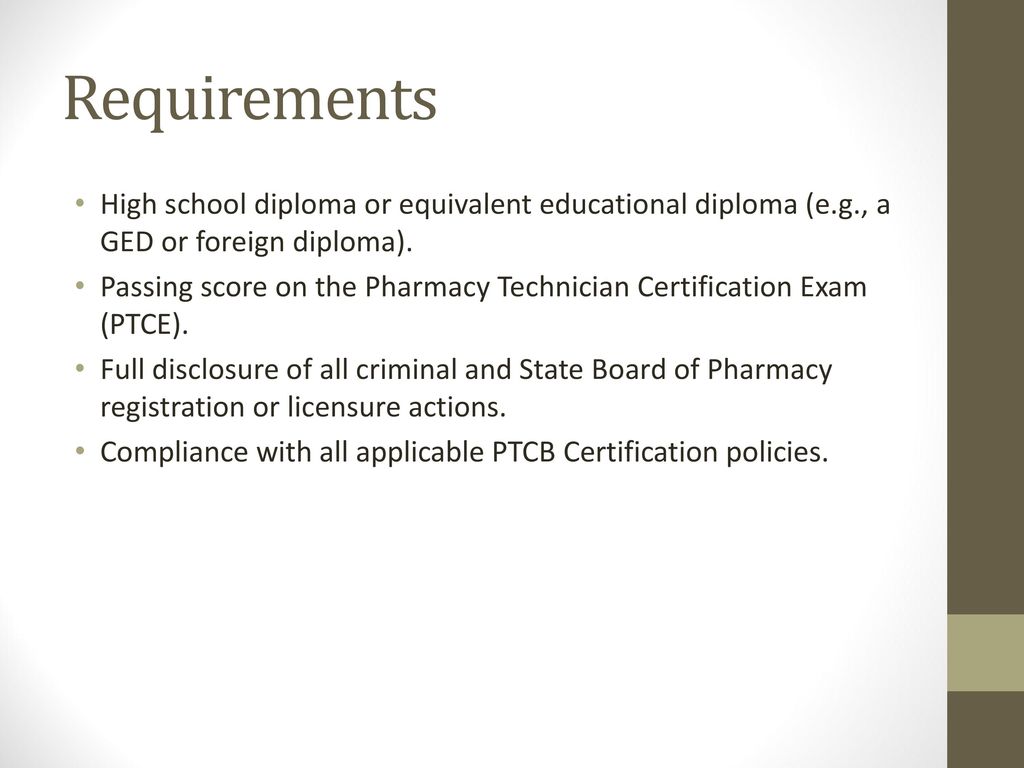 Pharmacy Technician Certification Board Ptcb Ppt Download