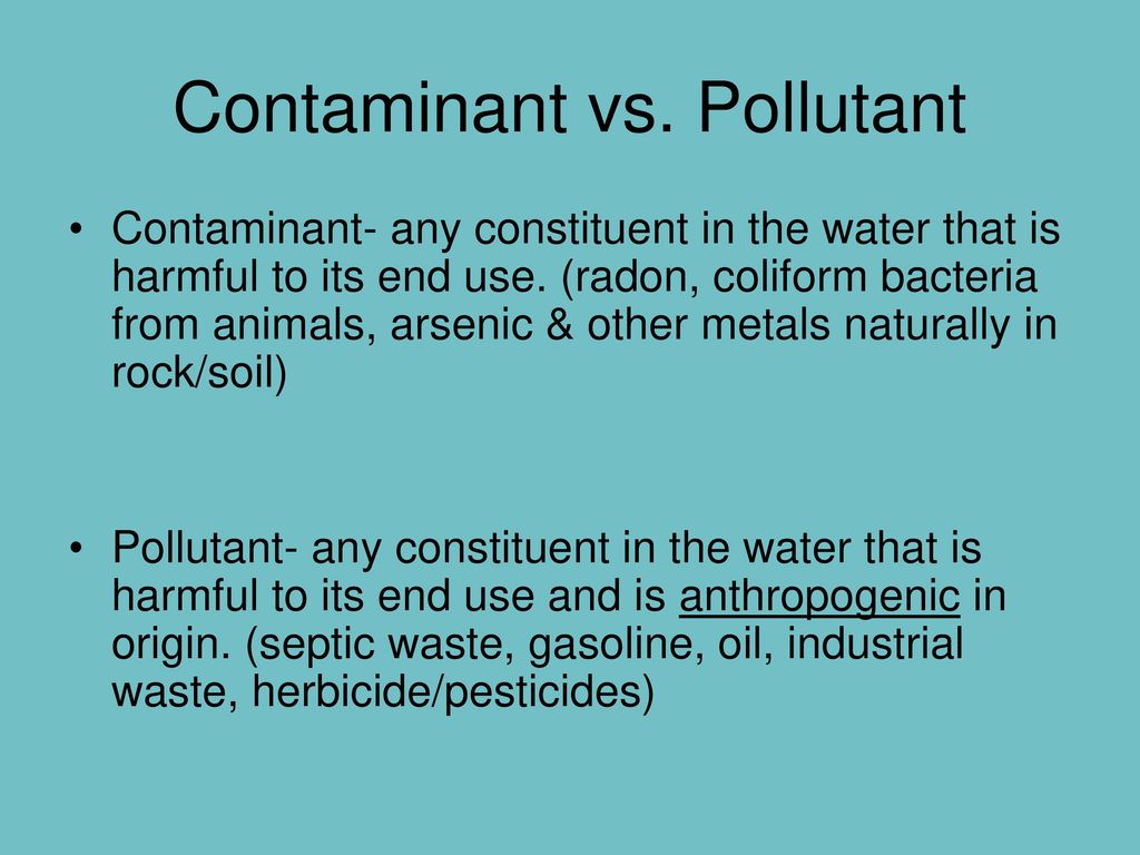 WATER POLLUTION. - ppt download