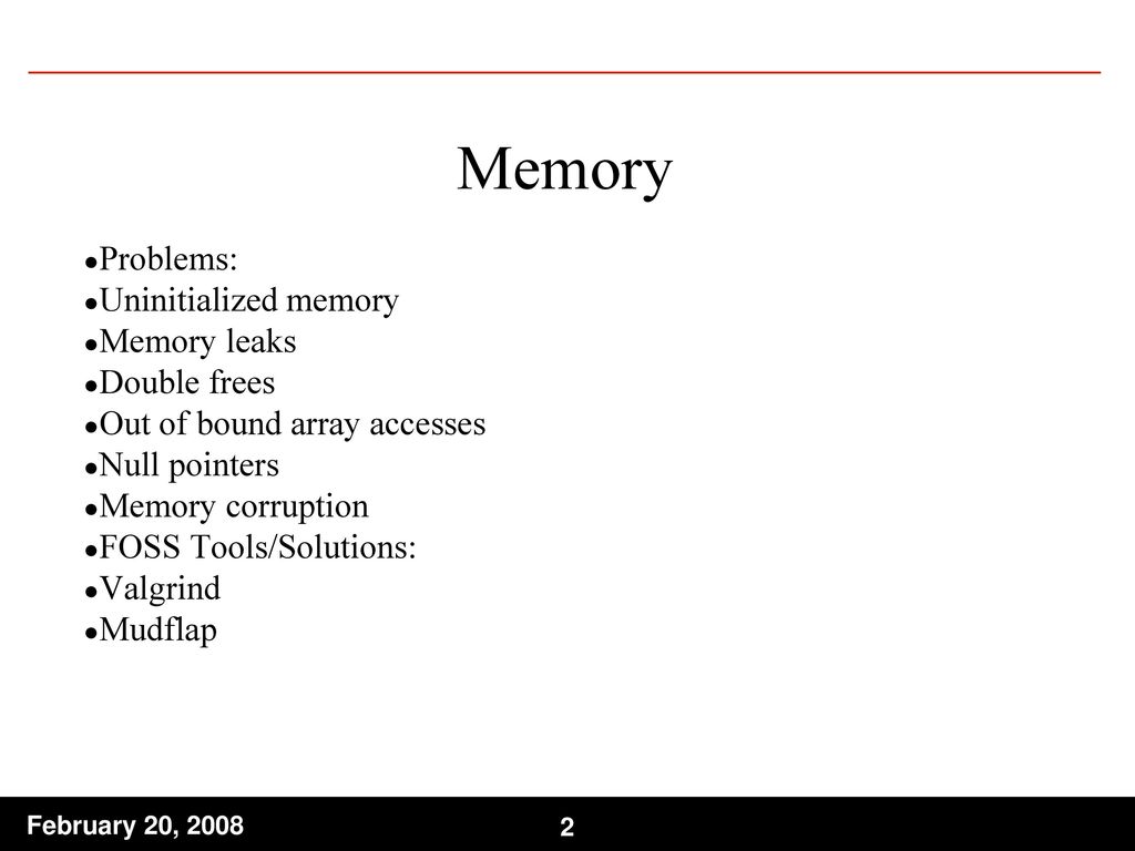 Debugging memory issues ppt download