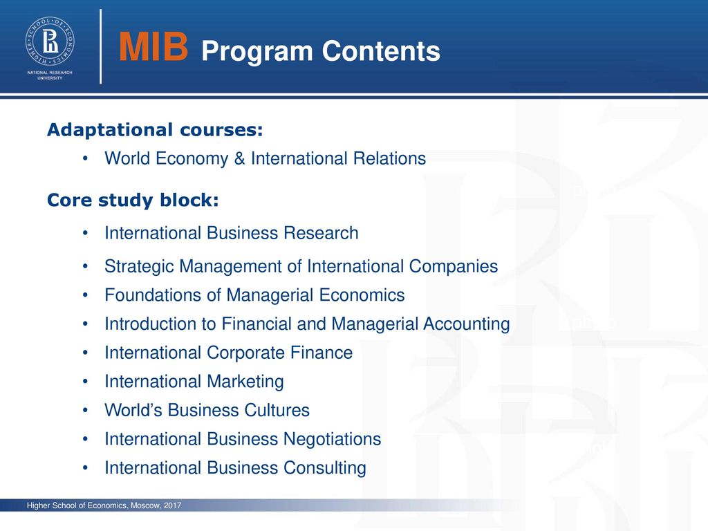 Master Of International Business (MIB) - Ppt Download