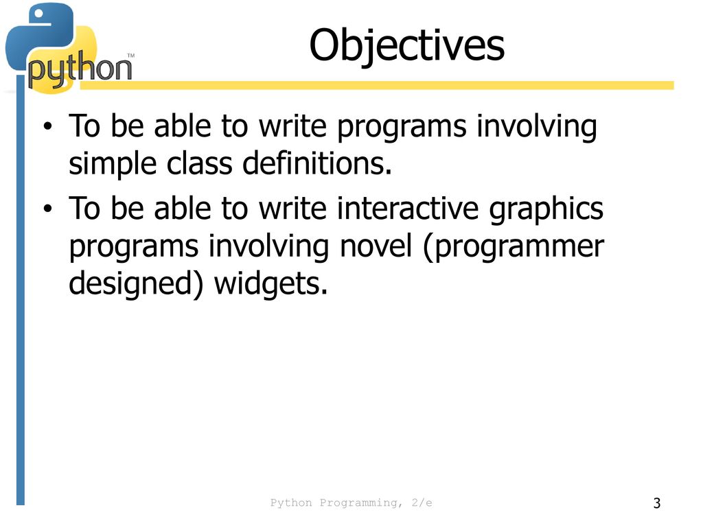 Python Programming: An Introduction To Computer Science - ppt download