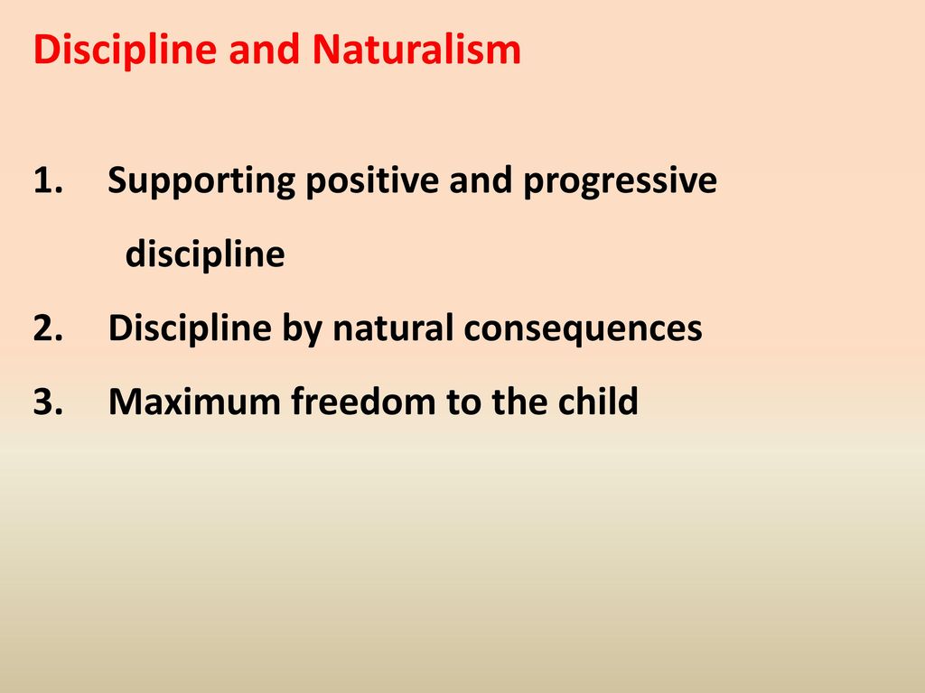 Discipline and Naturalism