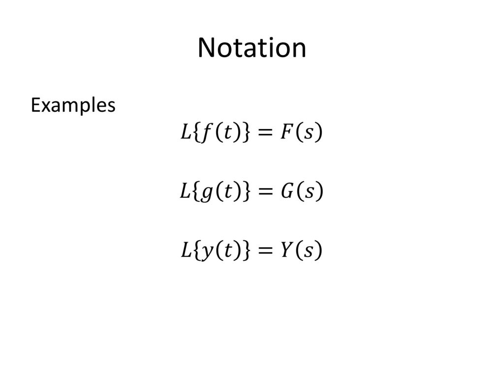 The Laplace Transform Ppt Download