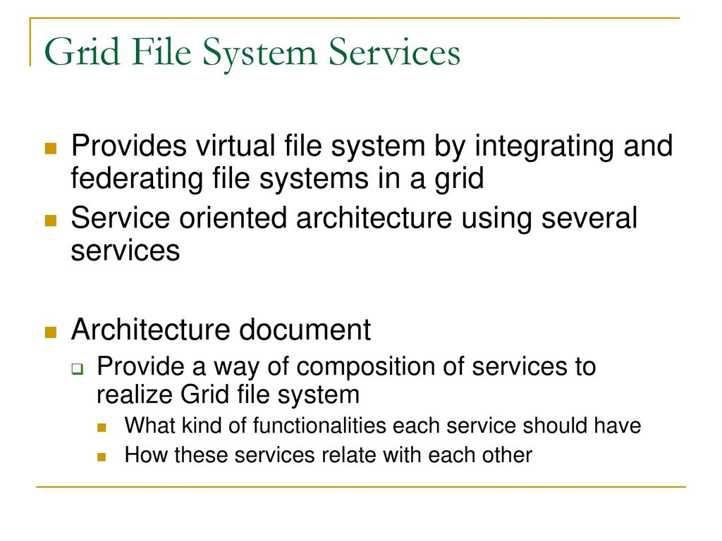 Grid file system wg ggf11 honolulu june 8 9 ppt download