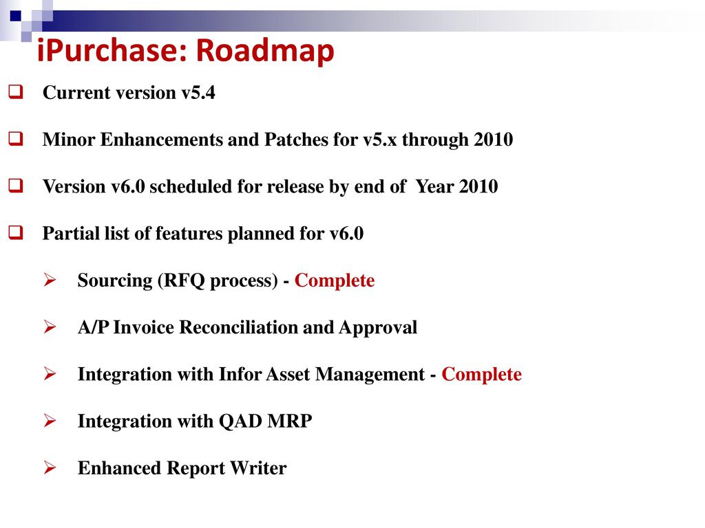 Ipurchase implementation overview for ppt download
