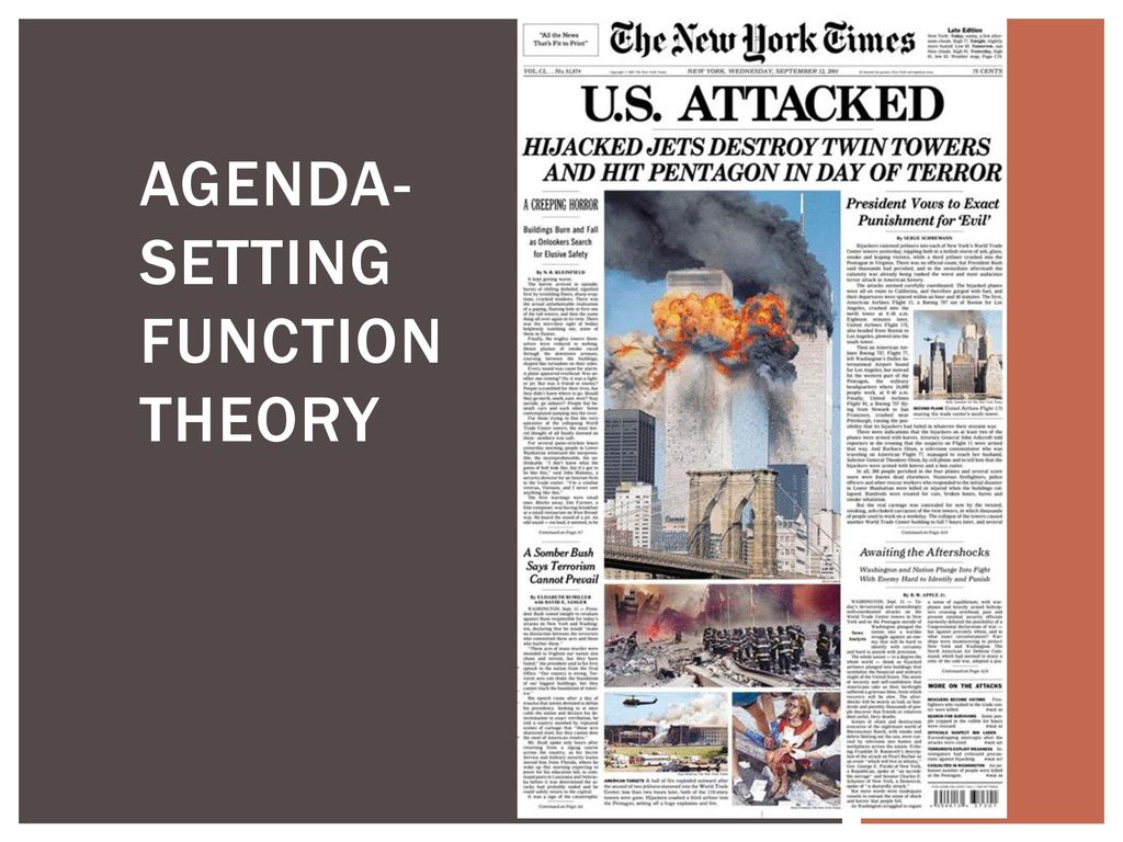 Agenda setting function theory ppt download