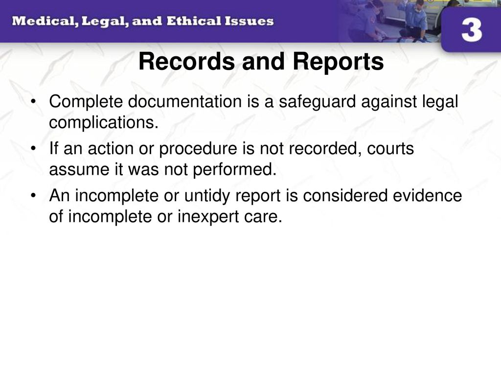 3: Medical, Legal, and Ethical Issues - ppt download