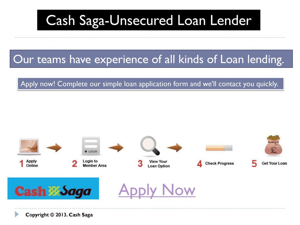 Cash Saga Unsecured Loan Lender Ppt Download