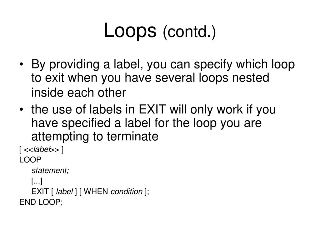 Pl pgsql ppt download
