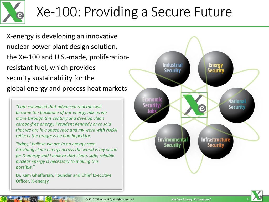 Xe-100: Providing a Secure Future