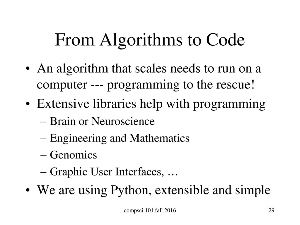 CompSci 101 Introduction to Computer Science - ppt download