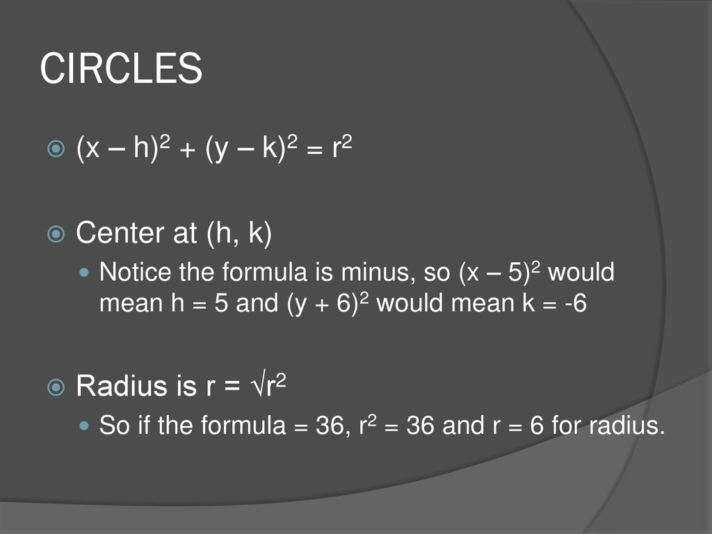 Chapter 10 Conic Sections Section 1 Circles Ppt Download