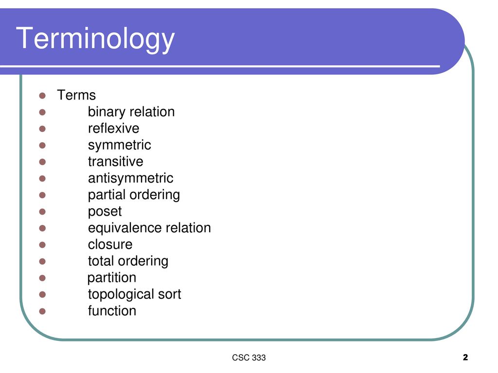 Introduction to relations ppt download