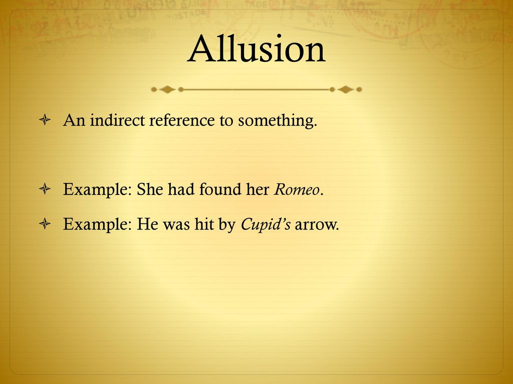 allusion examples in poetry